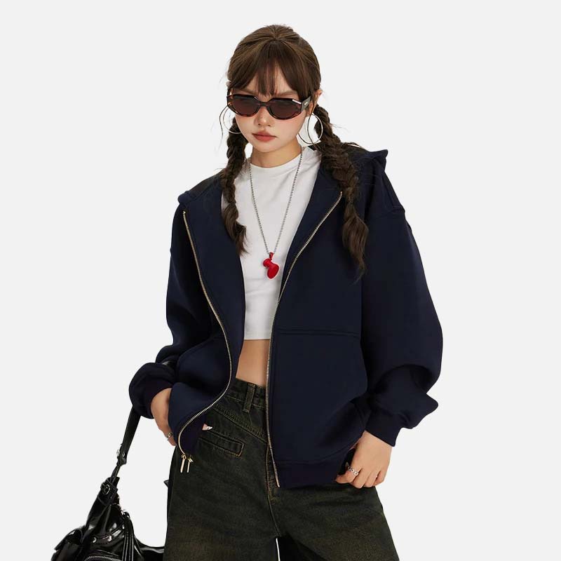 Cool Zip Relaxed Vintage Top