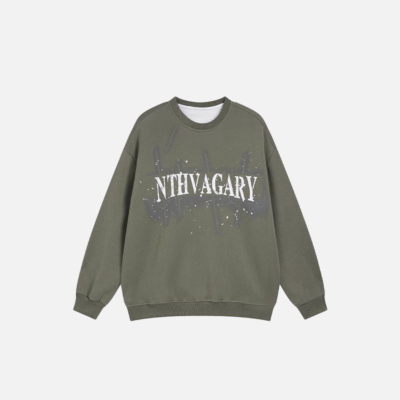 Type Drop Relaxed Sweatshirt