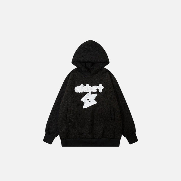 Fluffy Fleece Relaxed Sweatshirt alternatif görünüm