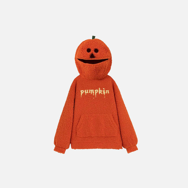 Oversized Relaxed 2000s Pumpkin Sweatshirt alternatif görünüm