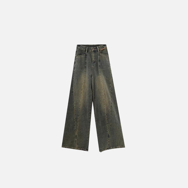 Heritage Rinse Bell-Leg Crop Denim alternatif görünüm
