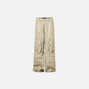 Front view of the khaki Adventurer's Multifunction Cargo Pants in a gray background