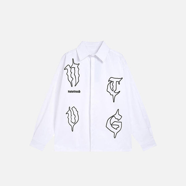 West Coast Letter Print Woven Top alternatif görünüm