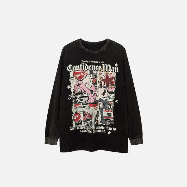 Feline Toons Boxy Sweatshirt