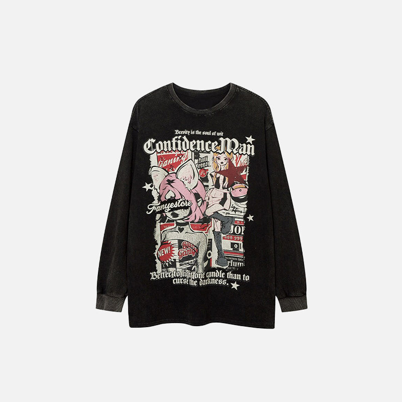 Feline Toons Boxy Sweatshirt