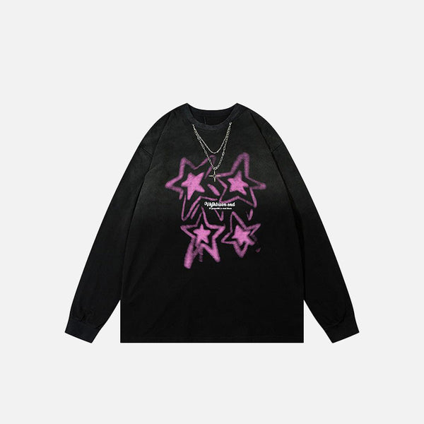 Plush Star Fleece Sweatshirt alternatif görünüm