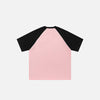 Color Contrast Sleeve Raglan T-Shirt