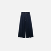 Dark Blue Bell Leg Denim