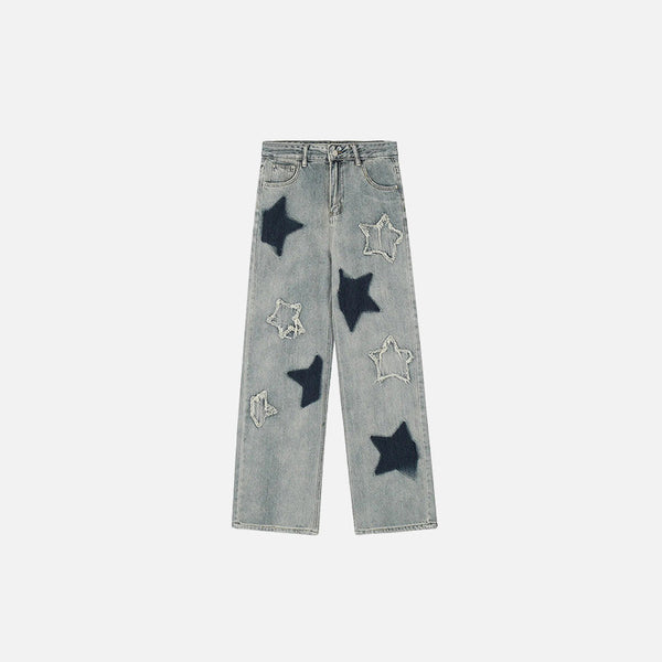 Stellar Stitchwork Relaxed Denim alternatif görünüm