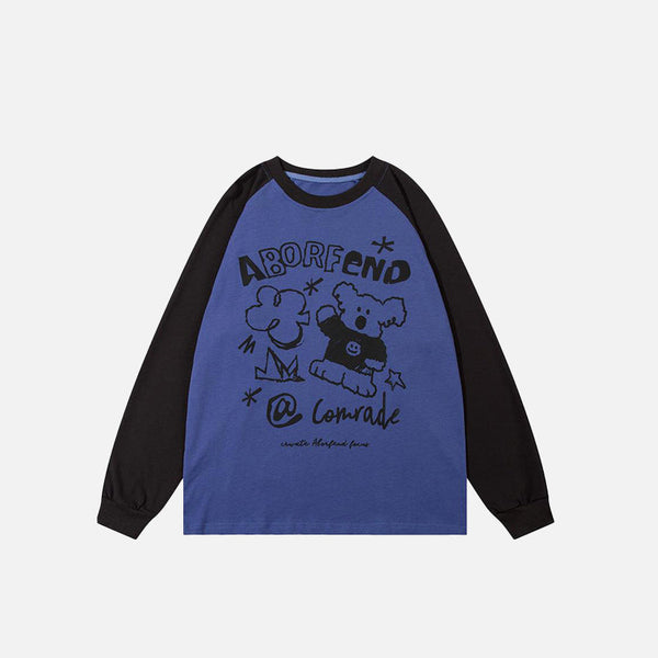 Hound Horizon Print Sweatshirt alternatif görünüm