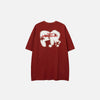 Breezy-Cut Faded Distress-Washed T-Shirt
