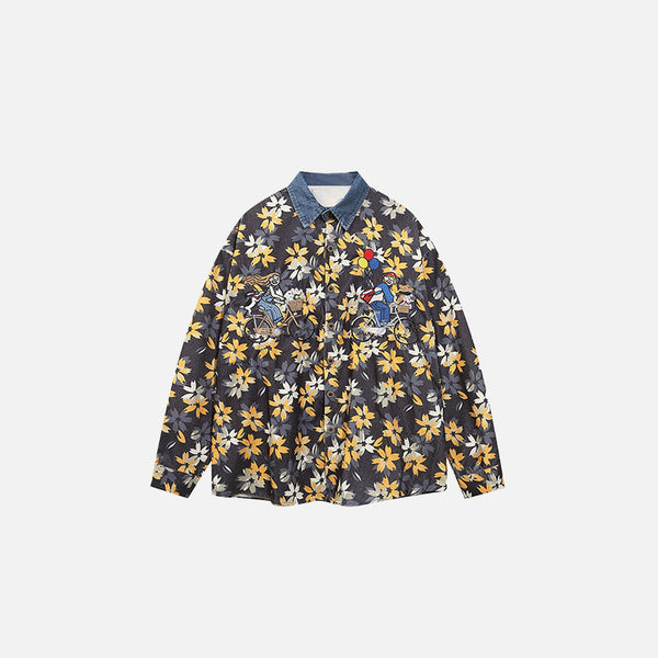 Peloton Bloom Graphic Print Shirt alternatif görünüm