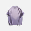 Degrade Oversize Tişört, yakın çekim — Navra Wear