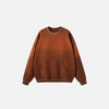 Güneş Baskılı Oversize Sweatshirt, önden görünüm — Navra Wear