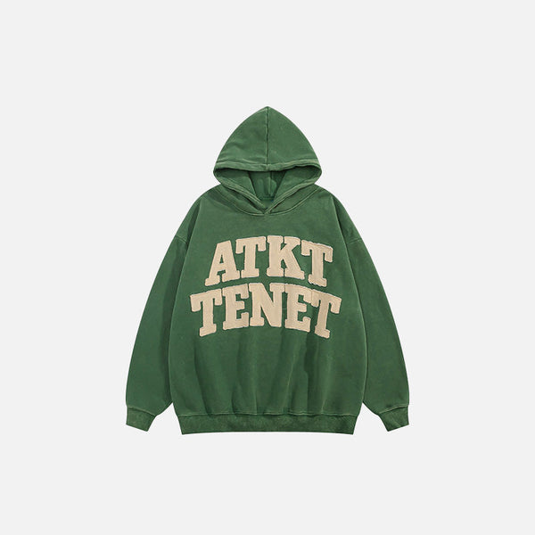 Relaxed Letter Prints Sweatshirt alternatif görünüm