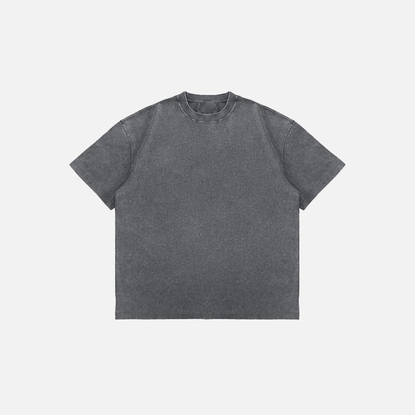 Warm-Season Breezy-Cut Acid-Rinsed T-Shirt