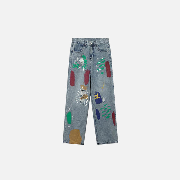 Colorful Graphic Denim