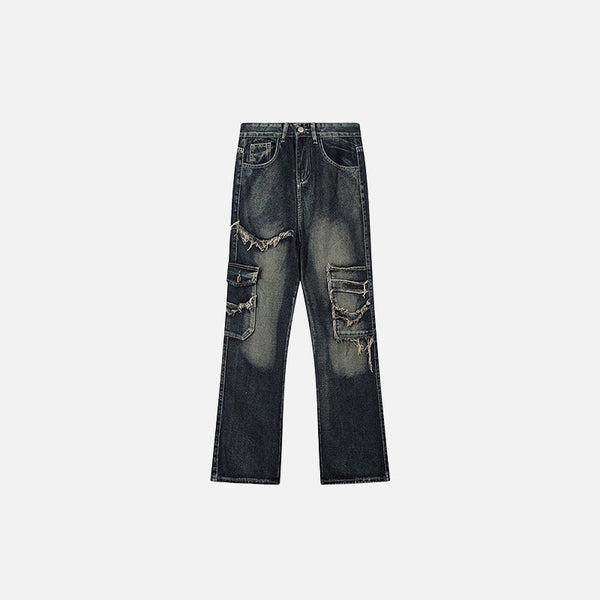 Faded Relaxed High-Rise Denim alternatif görünüm