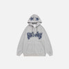 Classic Embroidery Denim Star Sweatshirt