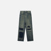 Classic Torn Mosaic Denim