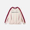 Athletic Print Relaxed Sweatshirt