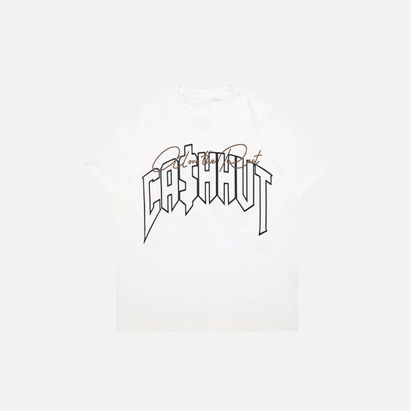 Heritage Laid-Back Stone-Rinsed Stamped T-Shirt alternatif görünüm