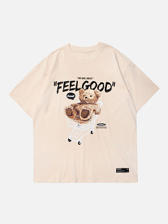 "Feel Good" Grizzly T-Shirt alternatif görünüm
