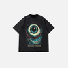 Archive Acid-Rinsed Black Big Eyeball T-Shirt