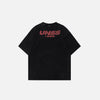Stars-Spangled Style Contrast Letter Print T-Shirt
