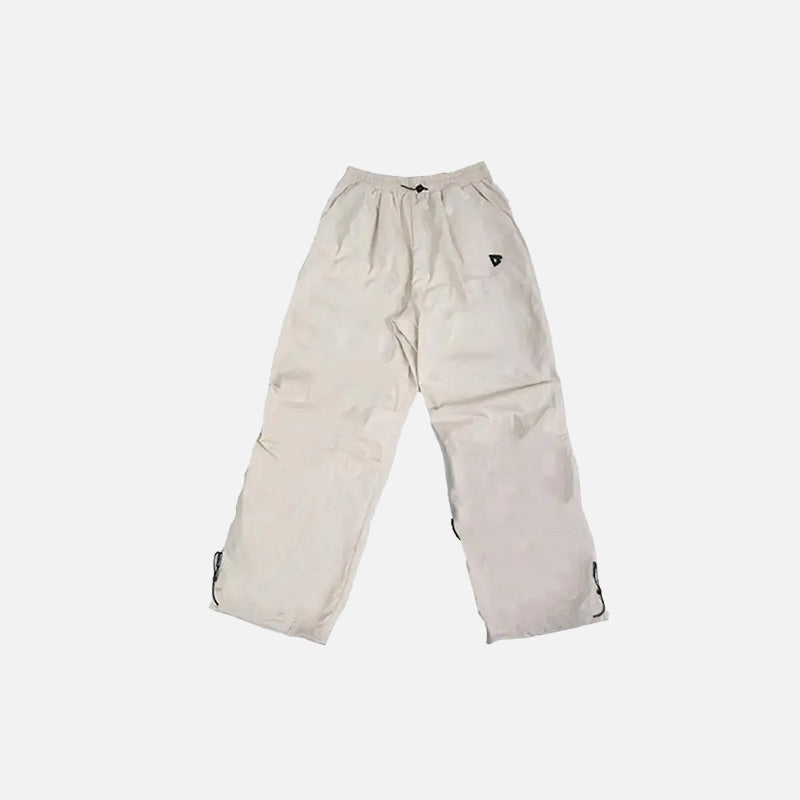 Stretch Waist Oversized Pants