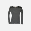 Time-Worn Multi-Stripe Slim Fit Long T-Shirt