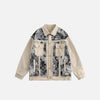 Classic Floral Patch Denim Jacket