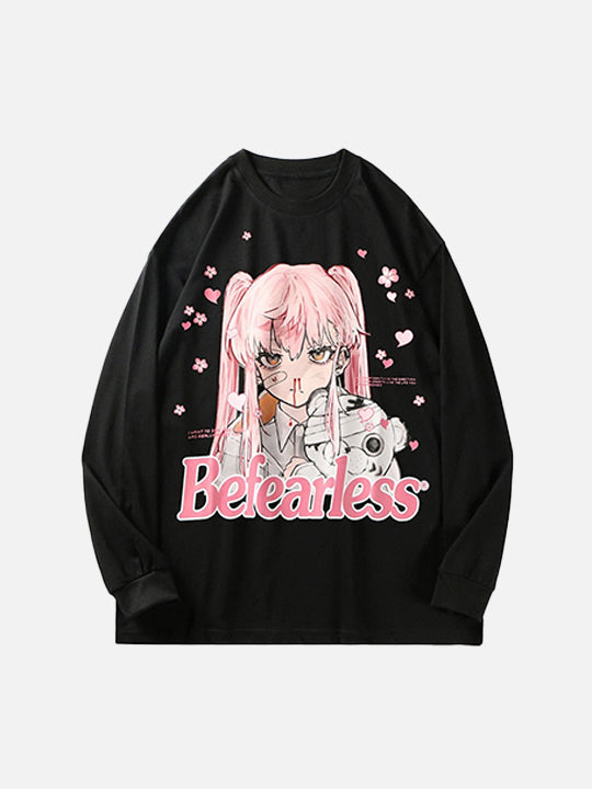 Girl Fearless Be Long Sleeve T-Shirt