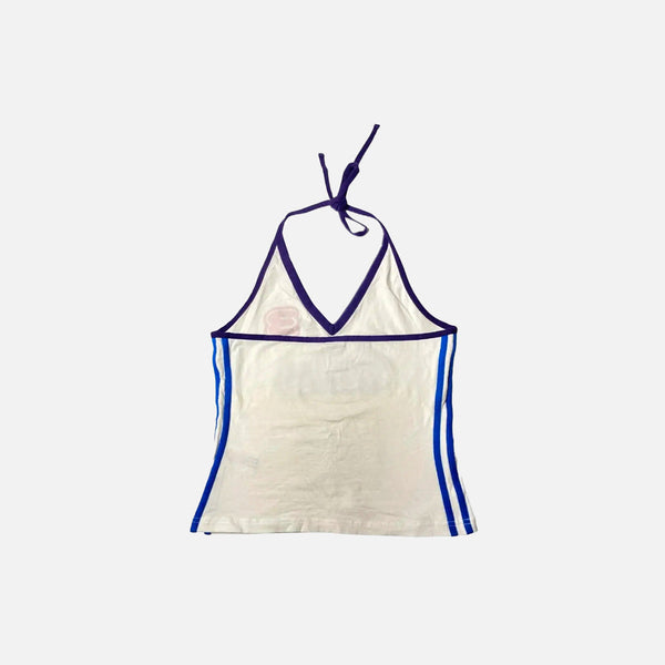 France Style 90s Halter Top alternatif görünüm
