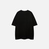 Laid-Back Nine-Lives Print T-Shirt