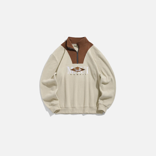 Color Script Zip Sweatshirt