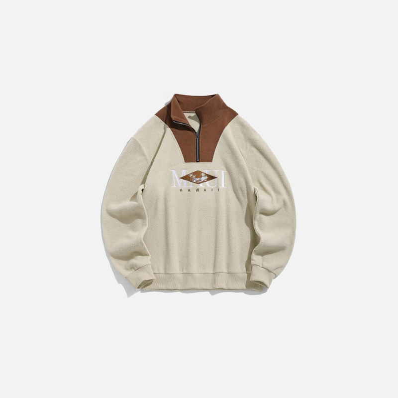 Color Script Zip Sweatshirt