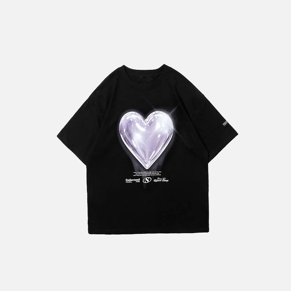 Love Balloon Designed T-Shirt alternatif görünüm