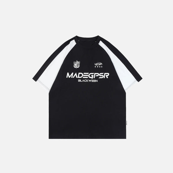 Blackween Raglan Visual T-Shirt alternatif görünüm
