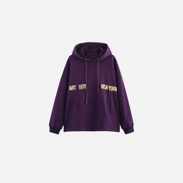 Chic Lettering Relaxed Sweatshirt alternatif görünüm