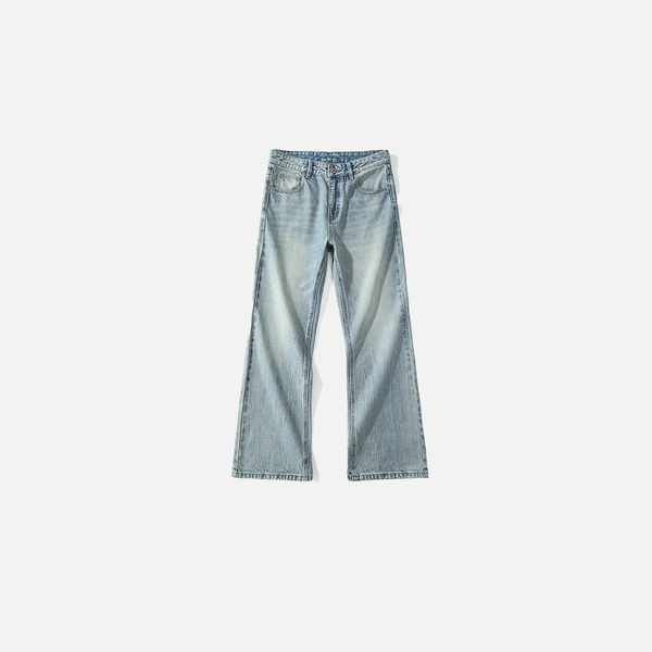 Light Blue Bell Bootcut Denim alternatif görünüm