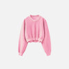 Kadın Crop Polar Sweatshirt, stil görünüm — Navra Wear