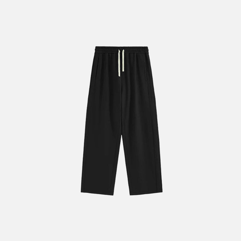 Wide Leg Beli Lastikli Jogger, önden görünüm — Navra Wear