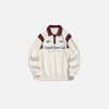 Dual-Tone Graphic Polo Fleece