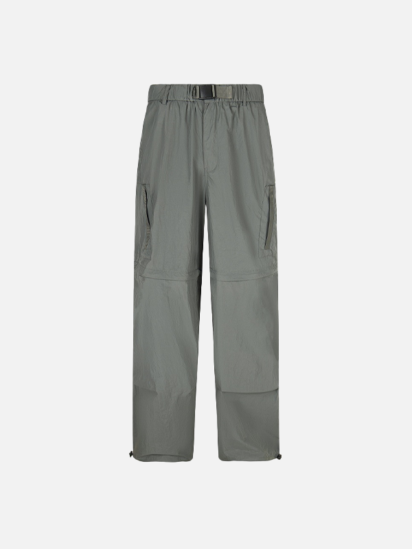 Belted Functional Oversize Trousers alternatif görünüm