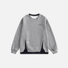 Front view of the gray Classic Fit Sweatshirt in a gray background