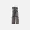 Crisscross Stitch Relaxed Denim