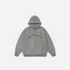 Faded Zip-Up Sweatshirt