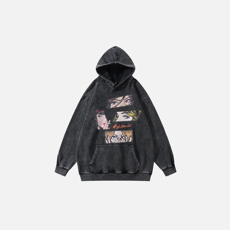Heritage Anime Eyes Graphic Sweatshirt