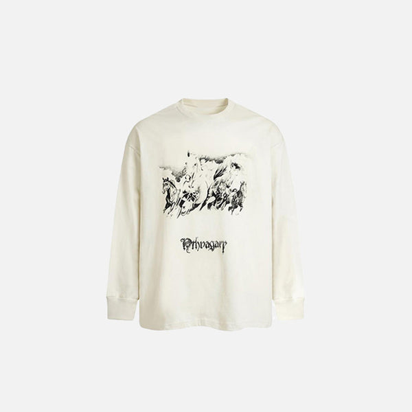 Art Absrrackt Long-Sleeve T-Shirt alternatif görünüm